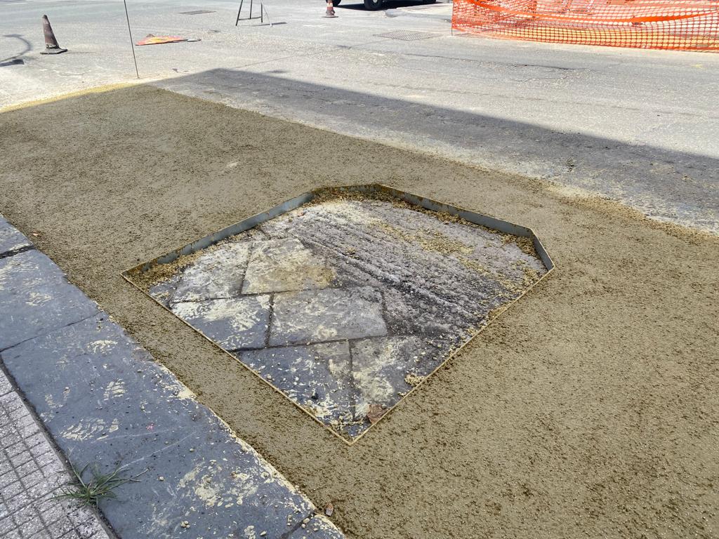 foresta me alberi parcheggi lavori