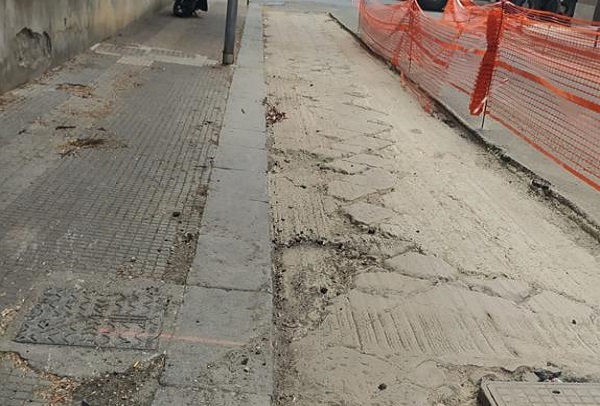 foresta me alberi parcheggi lavori