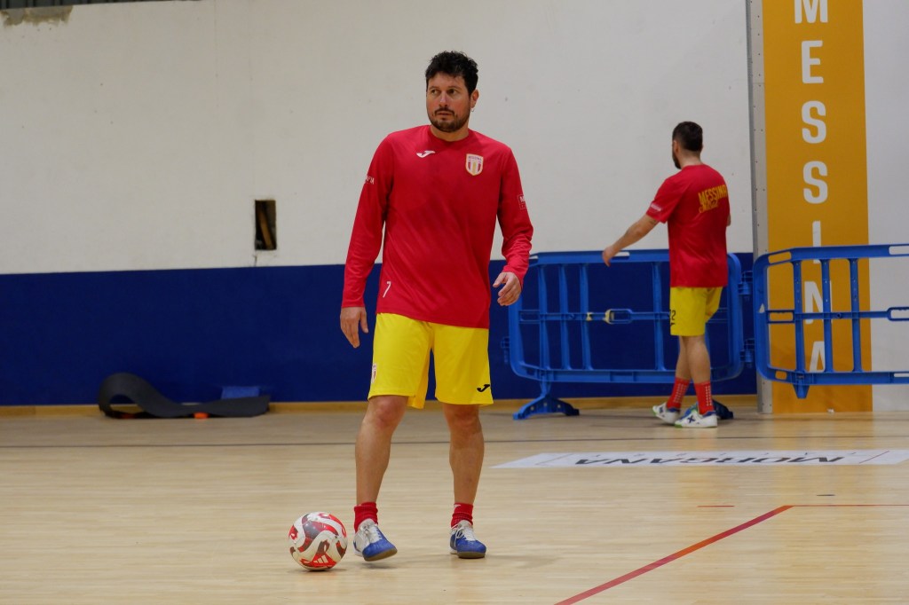 il capitano coppolino in allenamento