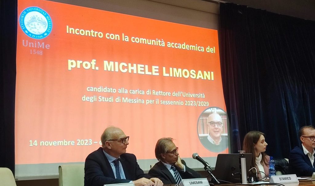 Michele Limosani presenta il suo programma alla comunità accademica