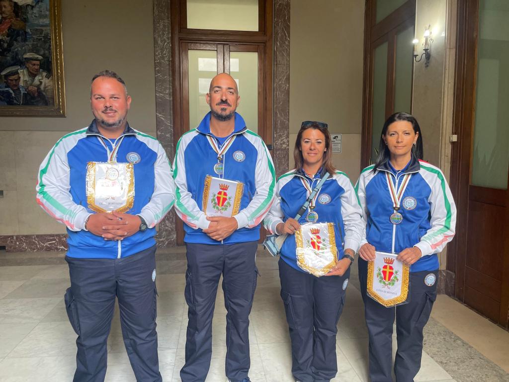 Pesca Esportiva, Campeã Mundial Feminina da Itália.  “Mas Messina também ganhou”, dizia o vídeo