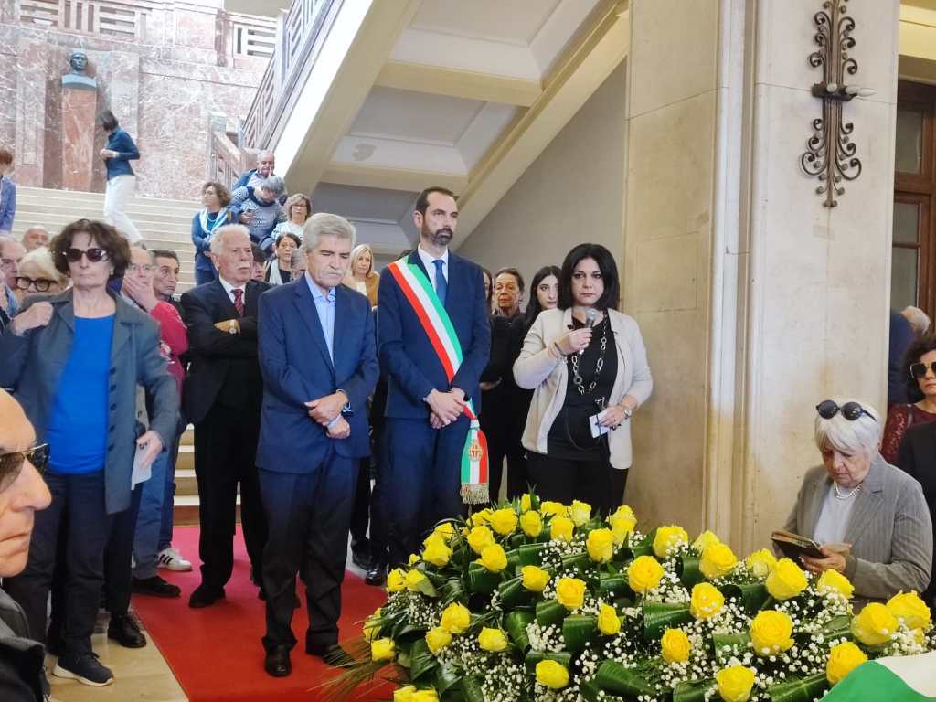 Addio ad Angela Bottari a Palazzo Zanca