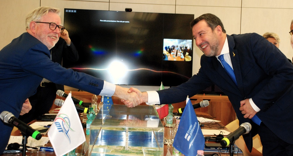 Matteo Salvini e Pat Cox