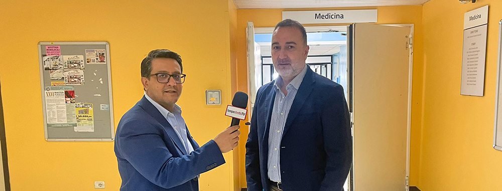 L'ingresso del reparto