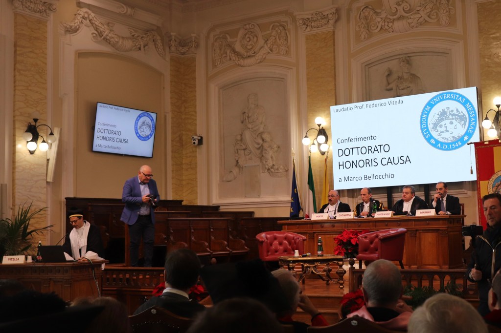 dottorato honoris causa Marco Bellocchio