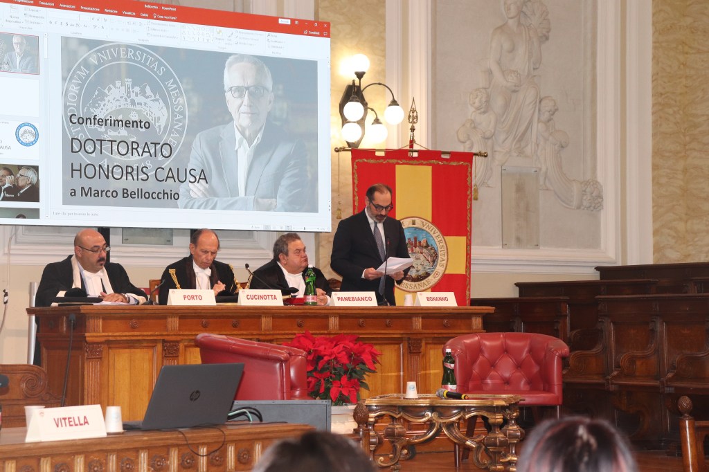 dottorato honoris causa Marco Bellocchio