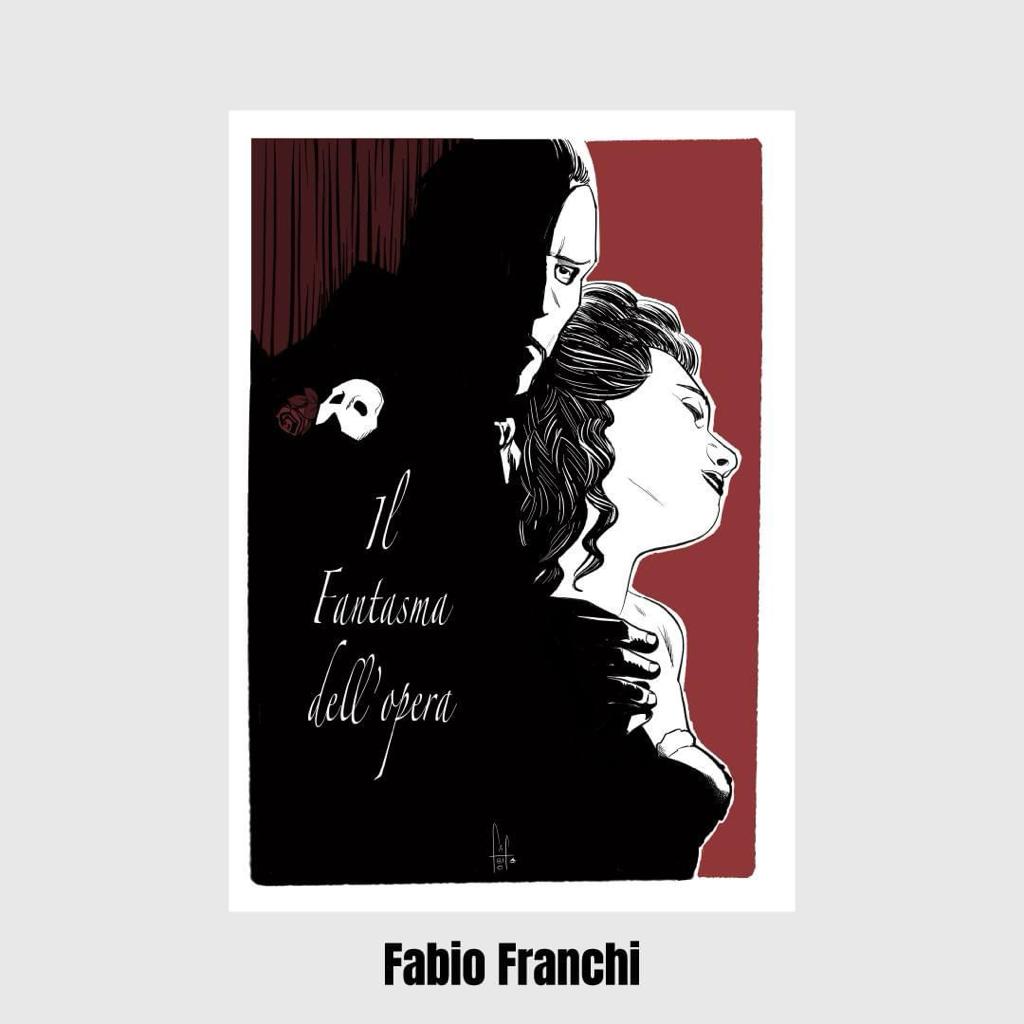 La locandina del Fantasma dell'opera