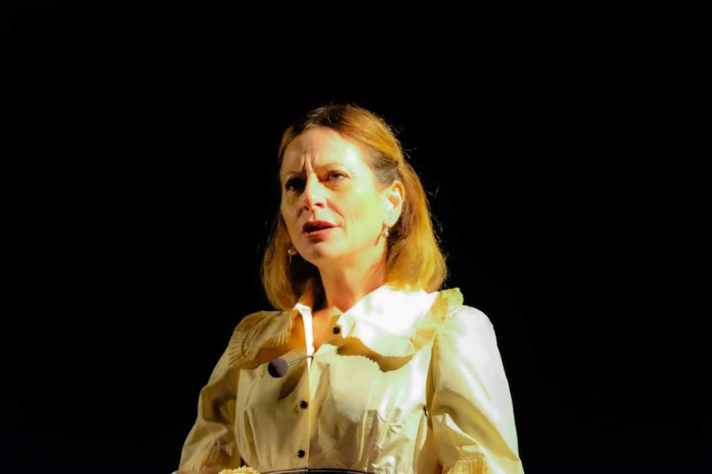 Maria Pia Rizzo nel ruolo di Maria Cascina, foto di Rino Labate