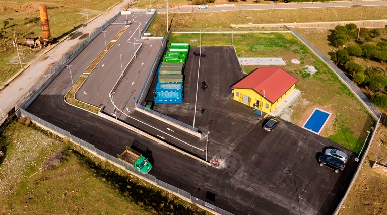 Milazzo centro raccolta rifiuti differenziata