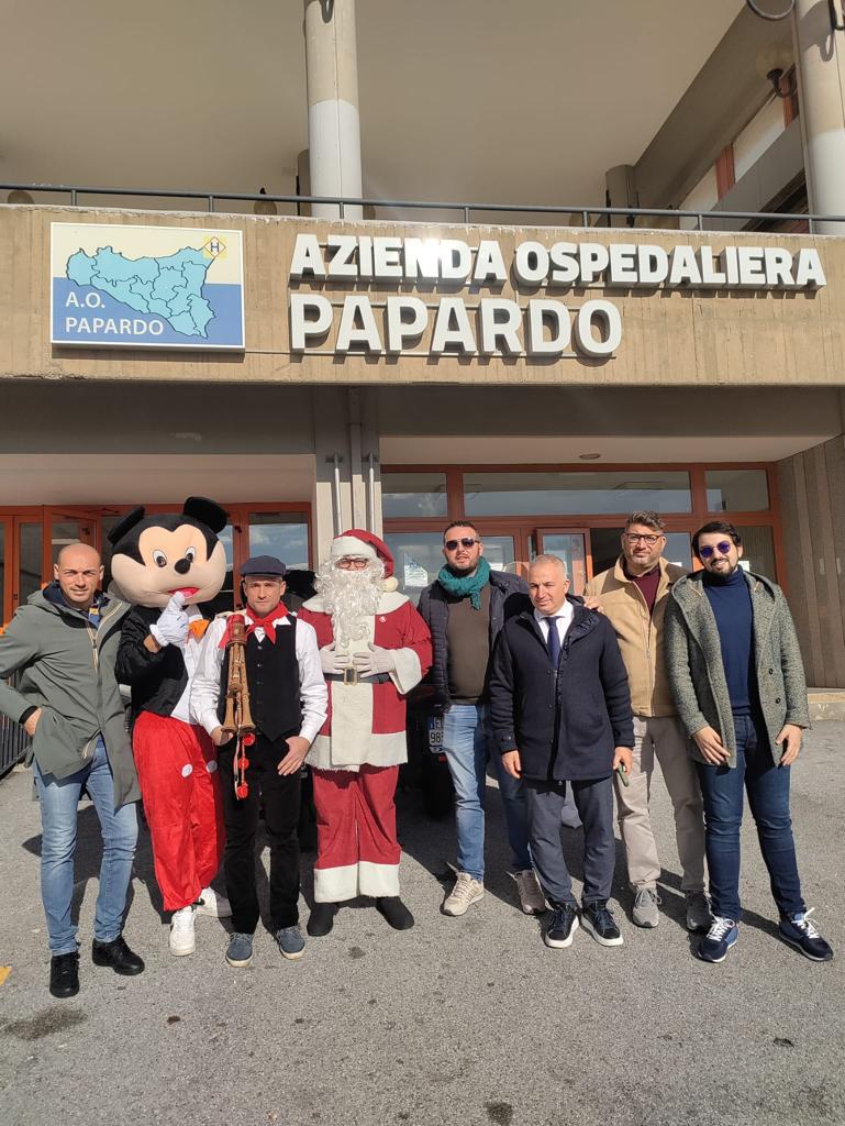 La VI Municipalità al Papardo, Babbo Natale in corsia