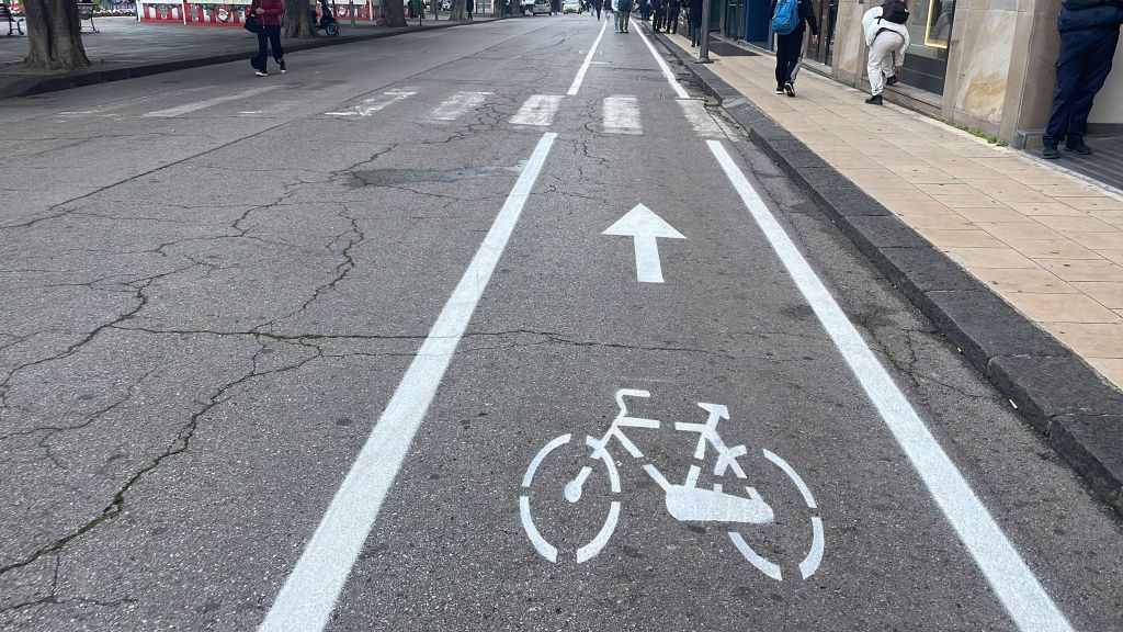pista ciclabile piazza cairoli