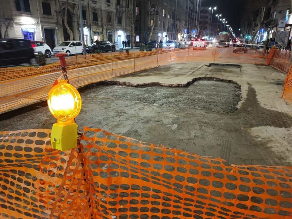 Lavori in via Garibaldi