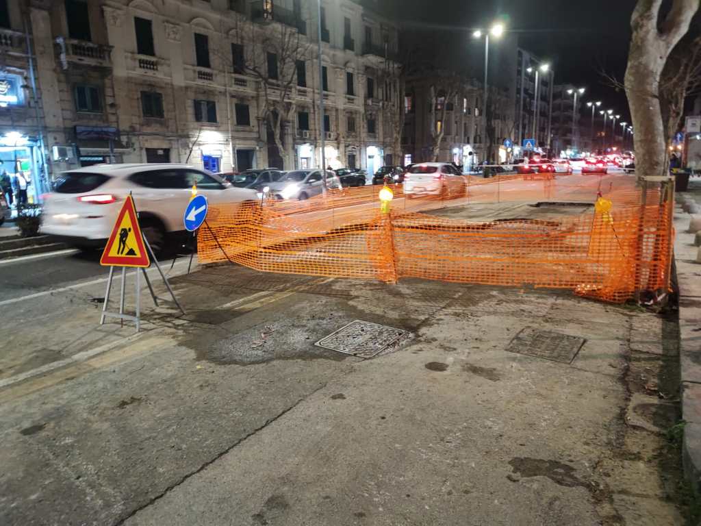 Lavori in via Garibaldi