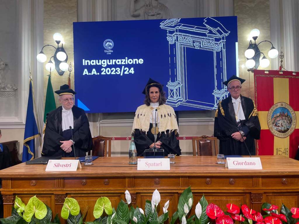 Silvestri, Spatari e Giordano, inaugurazione anno accademico Unime 2024