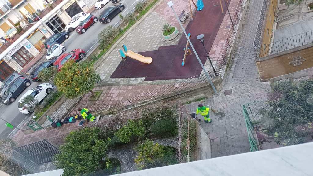 Spazzamento a Messina