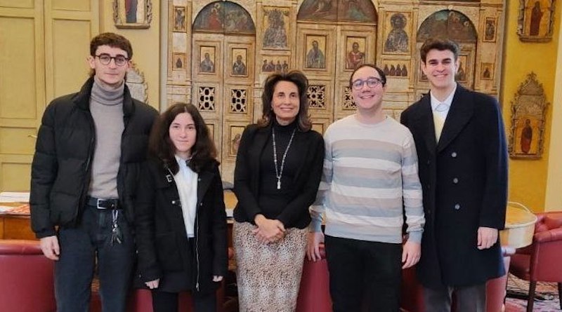 Le delegazione Udu con la rettrice Spatari