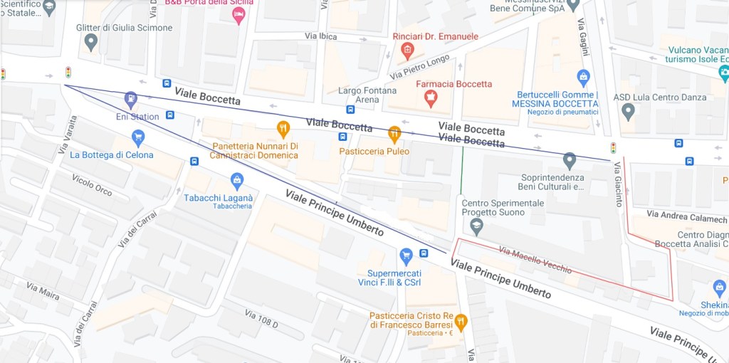 percorso via macello vecchio