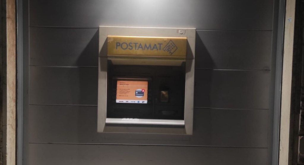 postamat ufficio postale rometta marea