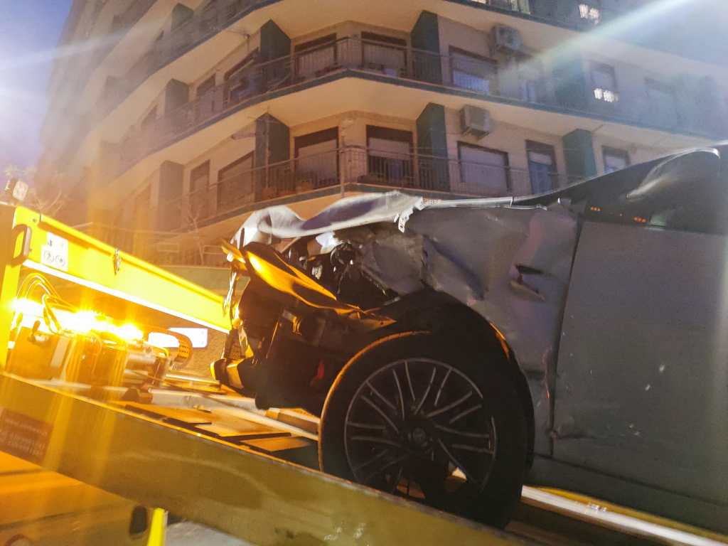 Incidente sul viale Italia