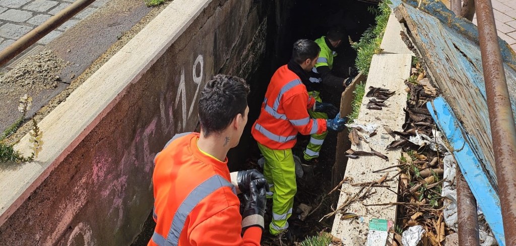 Passeggiata a mare ripulita
