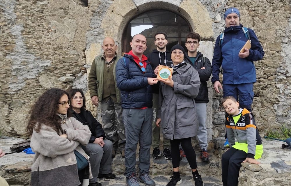 Un momento dell'escursione