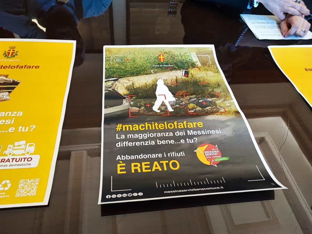 conferenza stampa ma chi te lo fa fare abbandonare i rifiuti è reato