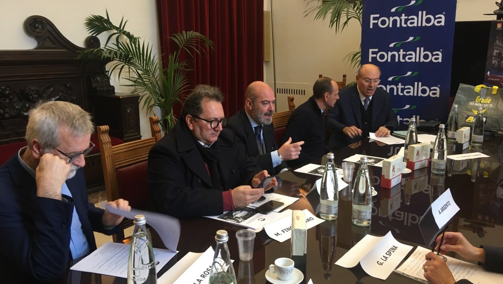 assessori minutoli finocchiaro e vicesindaco mondello con il presidente aliberti