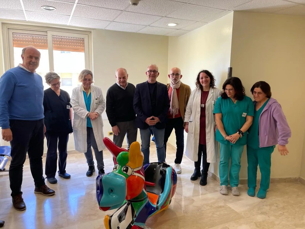 ospedale Milazzo recupero giocattolo atti vandalici
