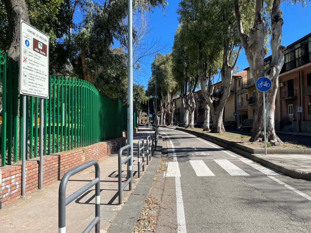 pista ciclabile villa dante