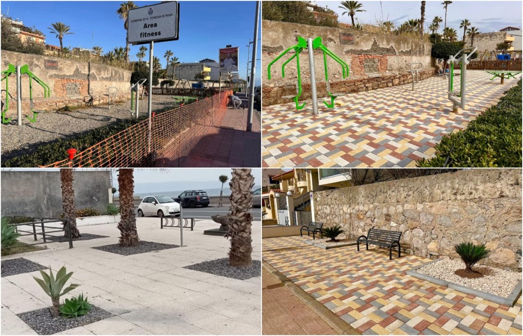 Lavori sul lungomare di S. Teresa