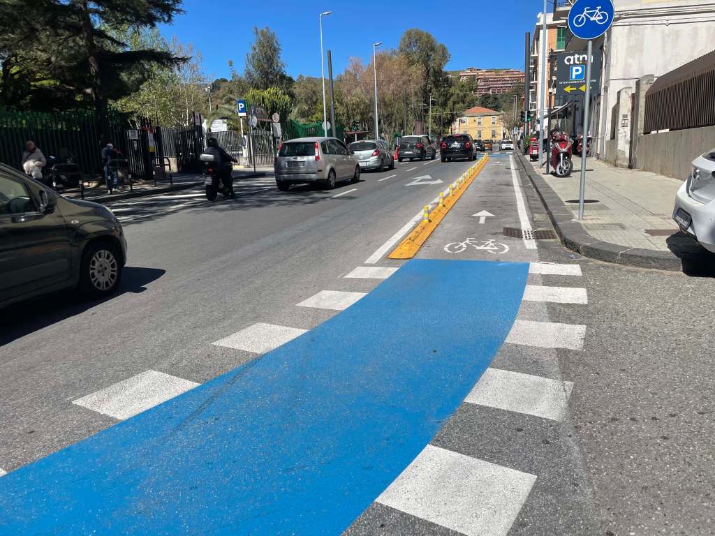 pista ciclabile villa dante