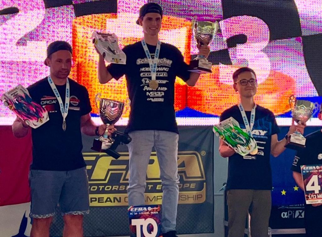 podio modellismo dinamico campionato europeo 2024