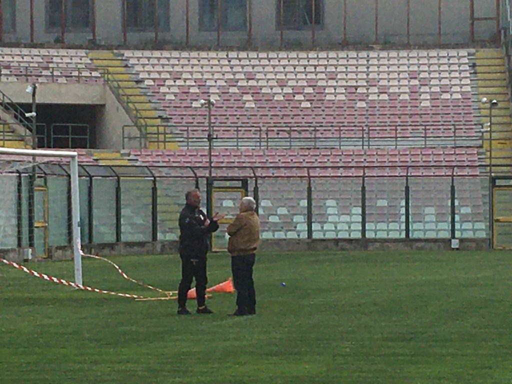 modica e sciotto dopo allenamento