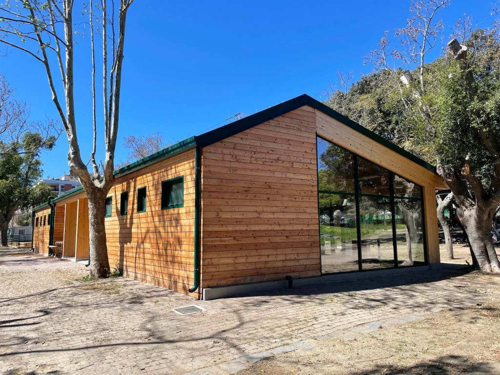 struttura legno villa dante