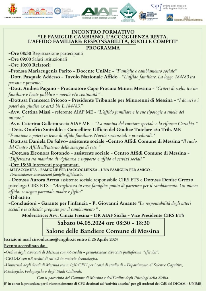 Programma sull'affido