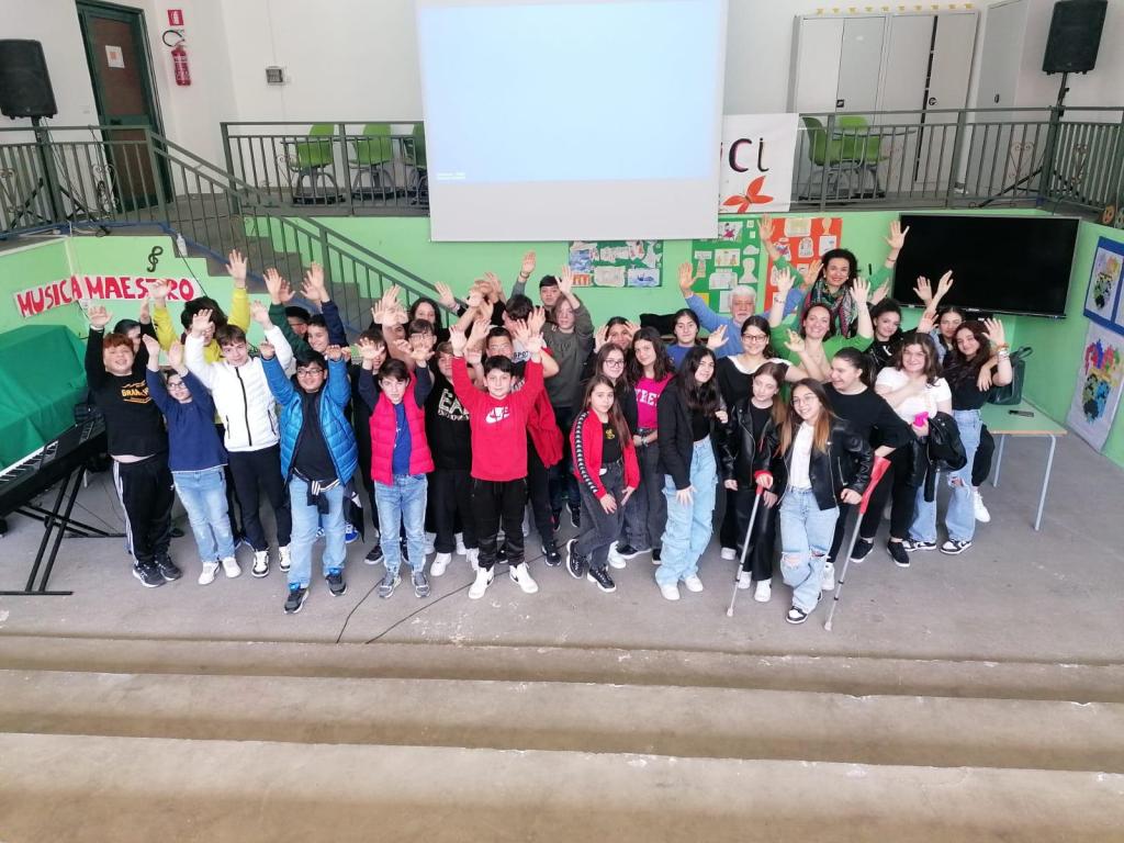 Ursino e ragazzi progetto "Campioni oltre le barriere"