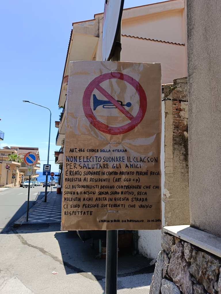 Cartello fai da te s. teresa