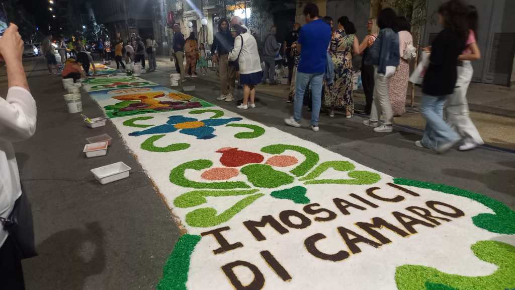 Mosaico per la Notte bianca s. Antonio 2024 a Messina