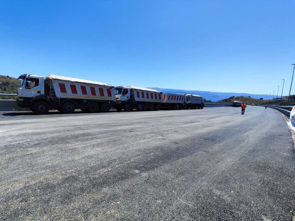 Prove di carico viadotto Ritiro