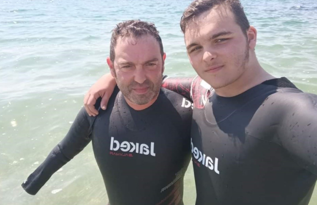 andrea lanari e il figlio