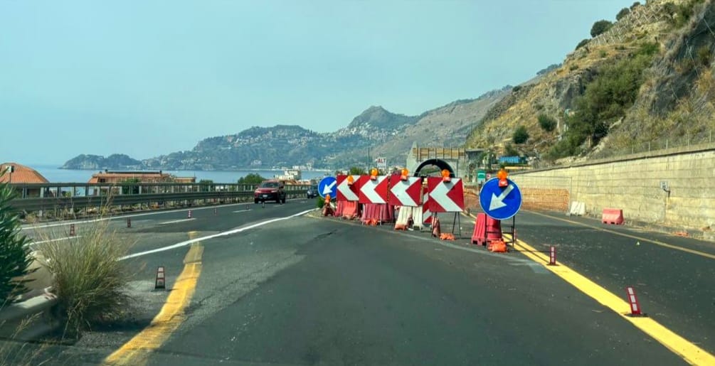 Lavori frana Letojanni