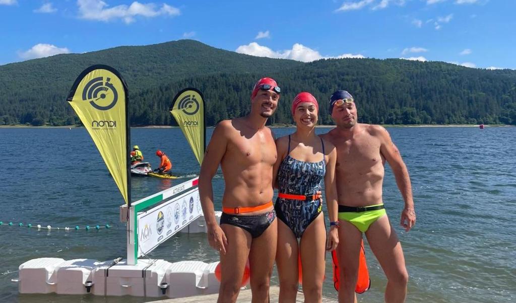 i tre powertini a bordo lago