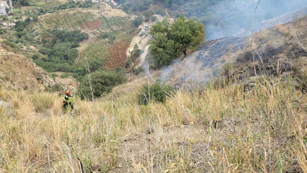 Incendio a Zafferia