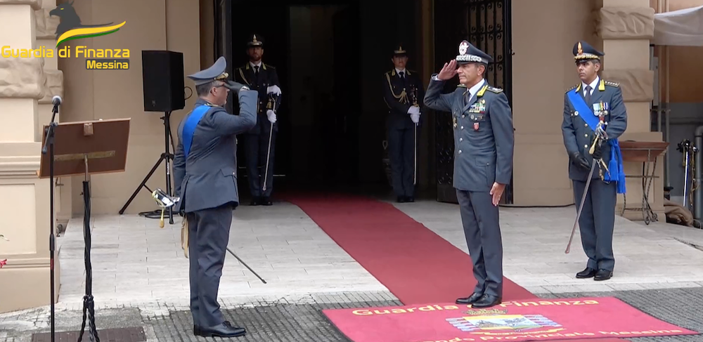 L'avvicendamento al comando della Gdf di Messina