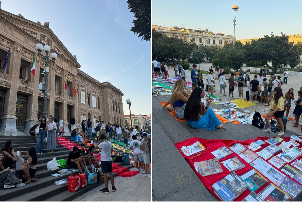 Messina. Il Mercatino dei libri usati a piazza Unione Europea