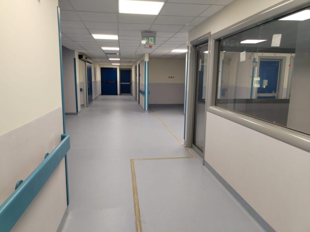 Lavori area interna Policlinico