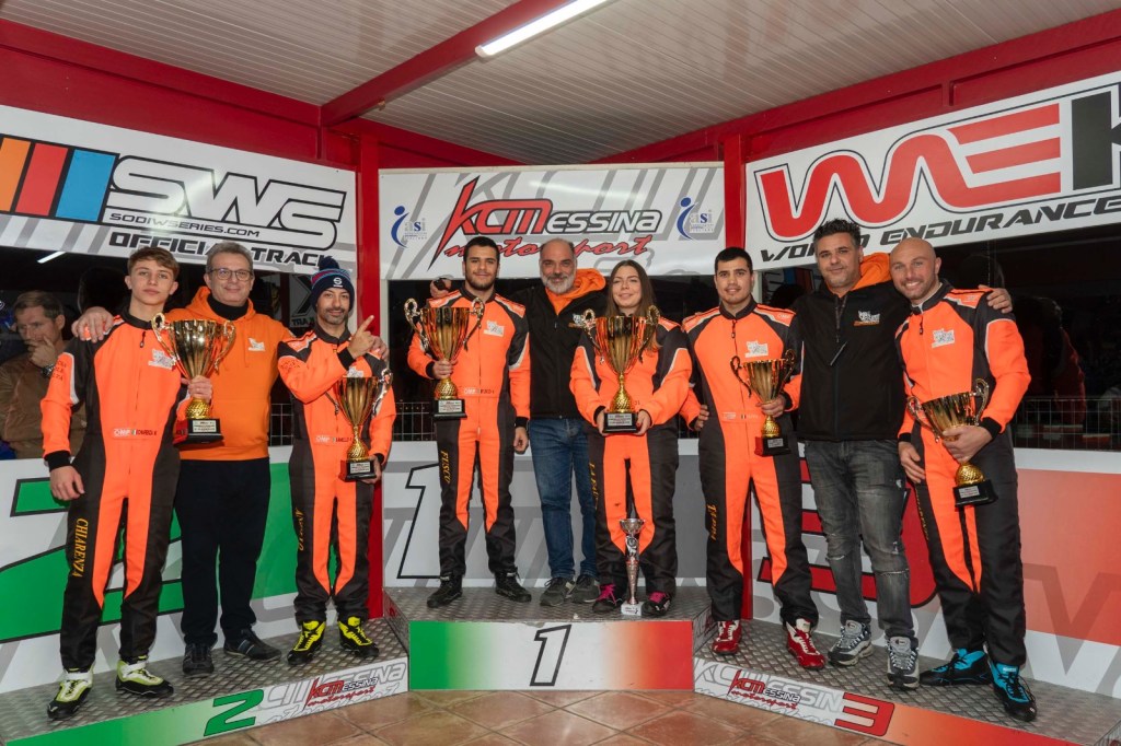 podio finale campionato sws endurance kart 2024
