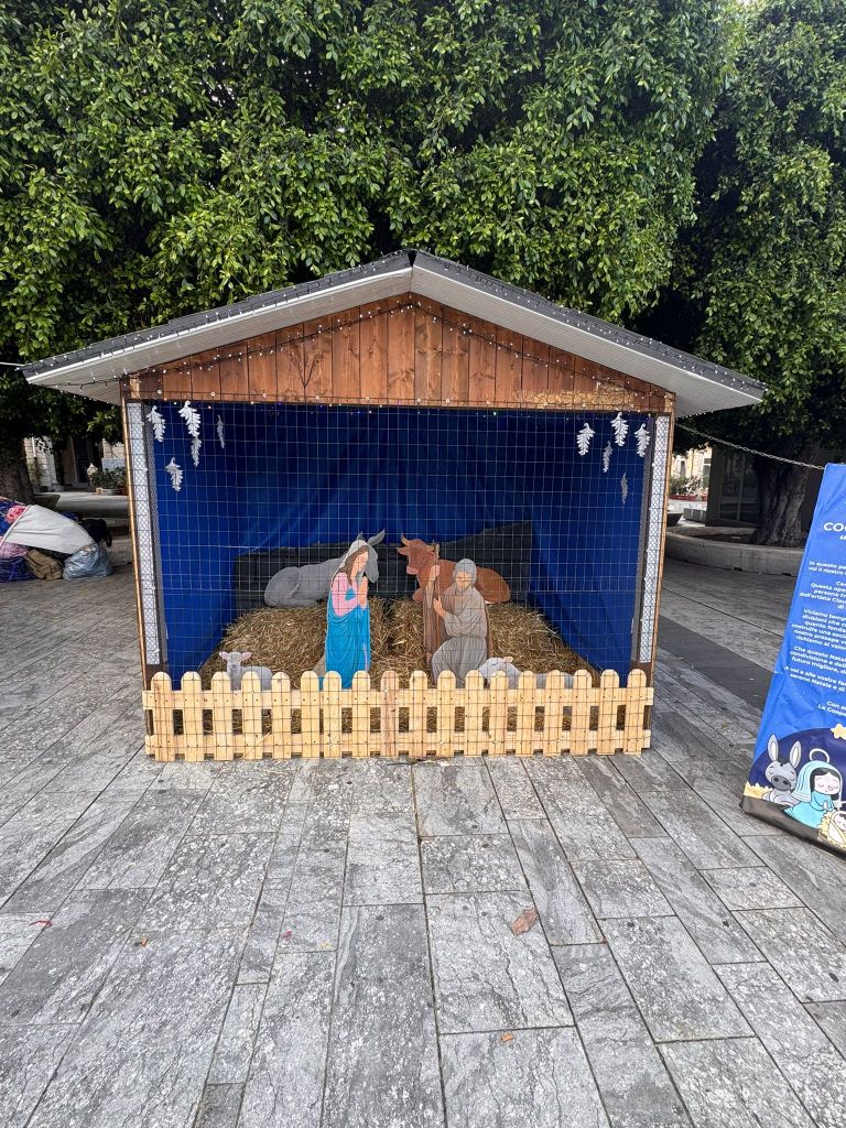 presepe vandalizzato