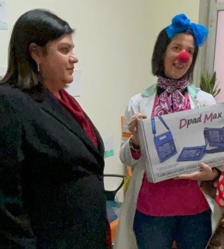 Teniamoci per mano Onlus Messina dona un comunicatore visivo alla neuropsichiatria infantile di Milazzo