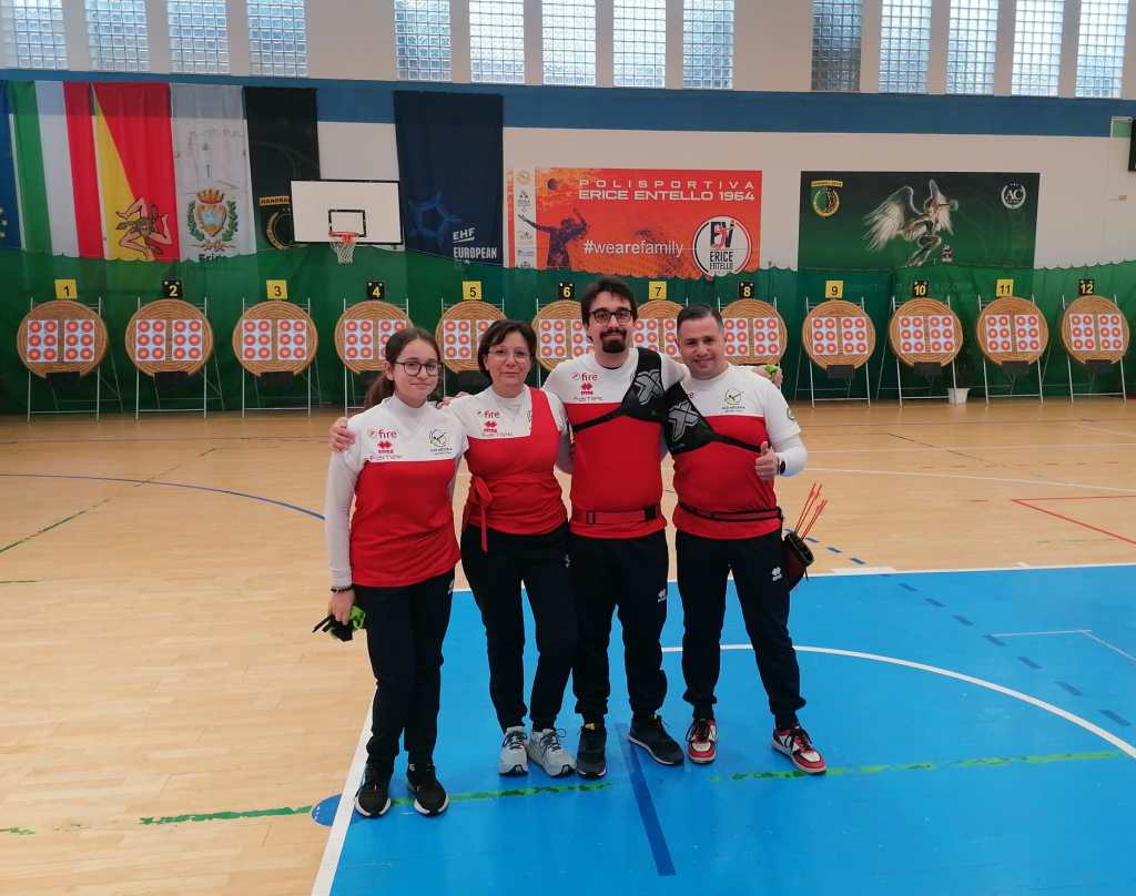 Ai campionati regionali di tiro con l'arco affermazione della squadra